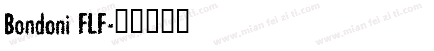 Bondoni FLF字体转换